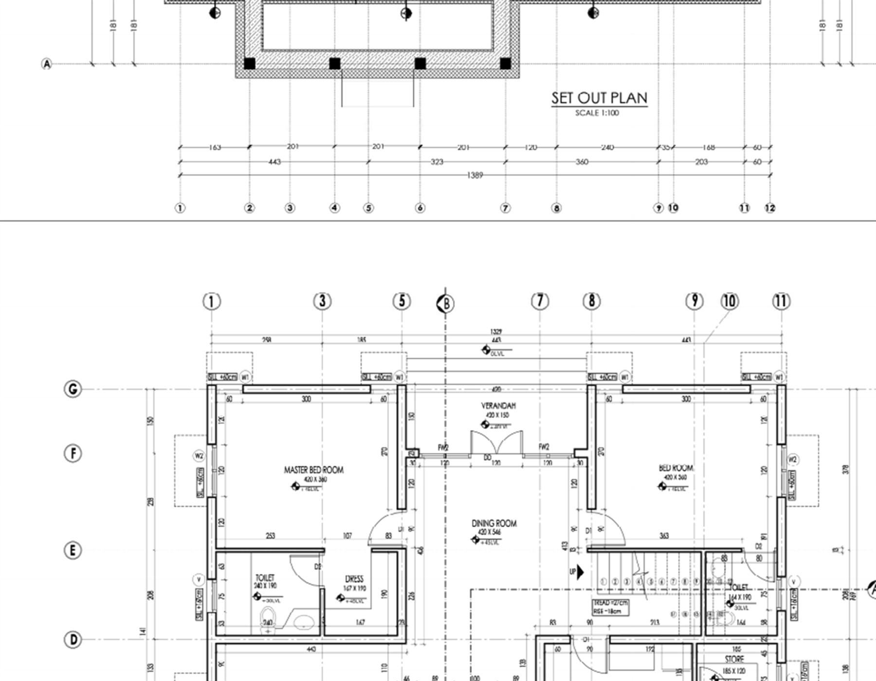 Working Drawing Toilet